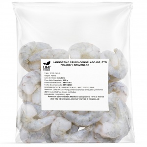 Langostino Crudo Mediano Limpio 500 gr